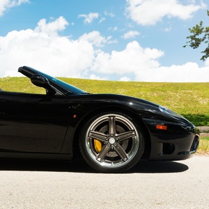 Cerchi in Lega di Alluminio Forgiati Personalizzati a 5 Razze Neri Profondi da 18-24 Pollici 5x114.3/5x120/5x112/5x110 in 2 Pezzi per Ferrari 360 Spider - Product Image 5