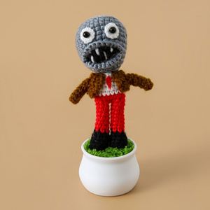 ชุดต้นไม้ซอมบี้จิ๋วทำมือ ของตกแต่งโต๊ะนักเรียน สำหรับคริสต์มาส อีสเตอร์ ฮาโลวีน วันรับปริญญา สงคราม วัยเด็ก และเกมต่างๆ - Product Image 3