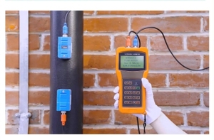 Portable Clamp-On Ultrasonic Digital <b>Flow</b> <b>Meter</b> Non-Invasive Handheld <b>Flow</b> Detector for <b>Water</b> Oil OEM Customization Supported - Product Image 4