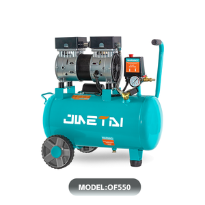 <span class=keywords><strong>Compresseur</strong></span> d'air portable <span class=keywords><strong>sans</strong></span> <span class=keywords><strong>huile</strong></span> à piston silencieux de 550 W et 24 L pour le gonflage des pneus - Product Image 2