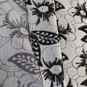 Eleganter, einfarbiger, leichter Stretch-Stoff aus 100% Polyester, Jacquard-Mesh-Tüll-Polsterstoff für Hochzeitskleider und Heimtextilien - Product Image 2