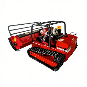 Cortacésped RC de gasolina de 800 mm con orugas, <span class=keywords><strong>tractor</strong></span> cortacésped de giro cero, repuesto para cortacésped RC, gasolina, para estadios, campos de golf, corte de grandes áreas - Product Image 4