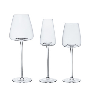 Großhandel Weingläser: Großes klares Kristallkelch-Set für Burgunder-Rotwein mit schwarzem Fuß für Zuhause & Partys - Product Image 2