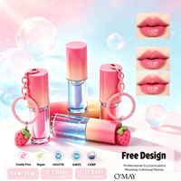 Aceite Labial Hidratante Transparente Personalizado para Maquillaje, Etiqueta Privada, Natural, Herbal, Vegano, de Larga Duración, Brillo Labial Voluminizador al por Mayor