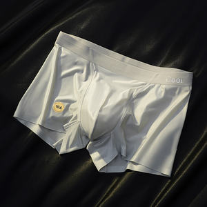 2025 <span class=keywords><strong>luxe</strong></span> mi-hauteur 10A antibactérien mûrier acide hyaluronique glace Satin huile légère brillant taille hommes sous-vêtements - Product Image 3