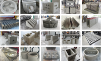 Machine mobile polyvalente de vibroformage pour la fabrication d'éléments en béton préfabriqués (tuyaux en ciment, boîtes en U, culverts, monte-étages de puits)