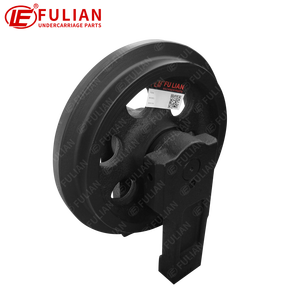 Hoge Kwaliteit Onderstel Onderdeel Voor <span class=keywords><strong>Kobelco</strong></span> Sk27sr3 Graafmachine 72282286 Stationair Wiel Vervanging Duurzame Stalen Front Idler - Product Image 4