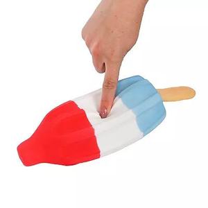 Jouet Squishy Rocket Ice <span class=keywords><strong>Pop</strong></span> Rouge Blanc Bleu en TPR, en forme de nourriture, souple à presser, sensoriel, anti-stress, cadeau fantaisie, vente en gros - Product Image 2