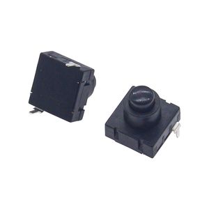 สวิตช์กดแบบสัมผัส DT-1212S ขนาด 12x12x12.5 มม. แบบ 2 ขา ล็อคได้ (เปิด/ปิด) สำหรับไฟฉาย พร้อมฟังก์ชั่นกดแบบกดติดปล่อยดับ - Product Image 1