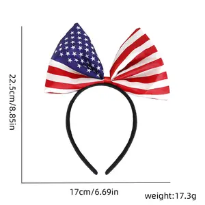 Independence Day Parade Party Photo Props Headband Bow Fringe Headband Wholesale