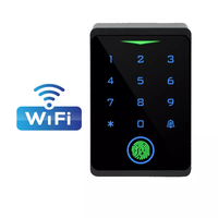 Système de contrôle d'accès WiFi intelligent Tuya clavier d'empreintes digitales contrôle de porte RFID entrée sans clé ouverture de porte à distance pour Logo OEM