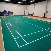 Sol synthétique d'intérieur Runsure à absorption des chocs, garantie 10 ans, pour la rénovation des anciens sols de gymnases de basketball, style britannique et européen