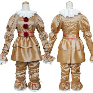 Disfraz de Pennywise de Fale Animation para adultos, unisex, conjunto de pantalones y top de payaso para Halloween, disfraces de películas y televisión. - Product Image 2