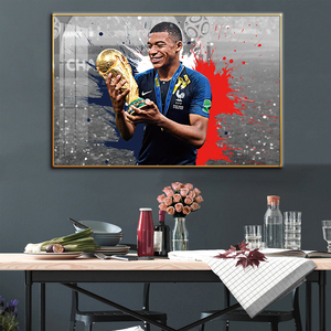 5D diamante cristallo porcellana pittura giocatore di calcio Kylian Mbappe Ball Star player decorazione della casa un regalo per un coy - Product Image 5