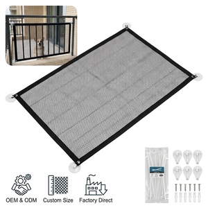 Filet de sécurité personnalisé pour balcon, barrière en maille pour animaux de compagnie, clôture robuste pour la <span class=keywords><strong>protection</strong></span> des chiens, fabrication OEM ODM, vente en gros, approvisionnement en vrac - Product Image 3