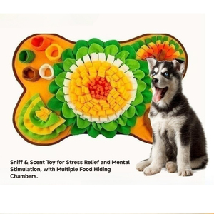Grand chien Snuffle Mat Intérieur Enrichissement Jouet Alimentation Lente <span class=keywords><strong>Anti</strong></span> Déchirure Conception Pliable Facile À Nettoyer - Product Image 2