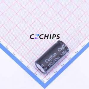 Condensateur électrolytique en aluminium à montage traversant KM101M400J315A, montage traversant, D16xL31.5mm 100uF 20% 400V 7.5mm - Product Image 1