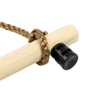 Barra de columpio de madera para niños, equipo de juegos para interiores y exteriores, barra colgante para entrenamiento físico, para niños de 8 a 13 años, 58cm - Product Image 2