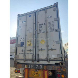 Conteneur frigorifique d'occasion 40 pieds High Cube 40RH à prix abordable avec unité de refroidissement fiable pour le stockage de viande et de poisson - Product Image 1