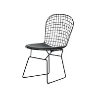 เก้าอี้รับประทานอาหารโลหะทาสีสำหรับร้านอาหารคาเฟ่บิสโทร