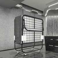 Hochwertiges, modernes, multifunktionales Klappsofa mit Metallrahmen für den Hotelgebrauch
