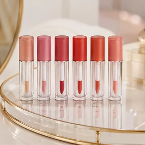 Brillo Labial Vegano al por Mayor con Etiqueta Privada, Botella Cuadrada de Doble Capa, Brillo Espejo, Larga Duración para Maquillaje Diario, Tubos Personalizados - Product Image 6