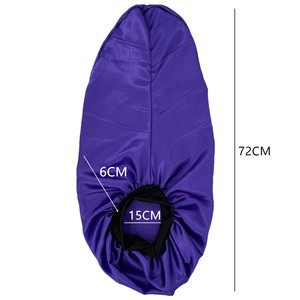 ZTZI Long <span class=keywords><strong>Bonnet</strong></span> <span class=keywords><strong>de</strong></span> <span class=keywords><strong>Nuit</strong></span> Soyeux <span class=keywords><strong>pour</strong></span> Cheveux Raides et Bouclés, Bonnets Cheveux Extra Larges <span class=keywords><strong>pour</strong></span> <span class=keywords><strong>Dreadlocks</strong></span> et Tresses, Bonnets <span class=keywords><strong>de</strong></span> Sommeil en Satin - Product Image 3