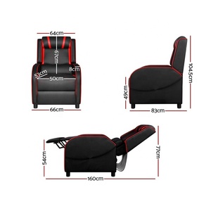 Fauteuil inclinable rouge Gaming Racing multi-positions <span class=keywords><strong>Cougar</strong></span> Fauteuil lounge bon marché à bascule - Product Image 3