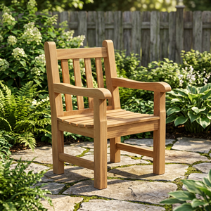 Fauteuil de jardin en bois massif, design moderne, imperméable, écologique, pour jardin, terrasse, maison, parc - Product Image 3