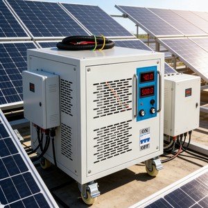 Industriële, geregelde 15KW 16KW variabele, instelbare DC-voeding 160V/100A voor galvaniseren/elektrolyse & testen - Product Image 1