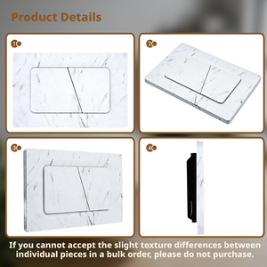 Plaque de commande de chasse d'eau WC à double fonction, compatible avec Geberit, modèles Sigma 01, 20, 30, UP300, UP320 – Pièce de rechange - Product Image 5