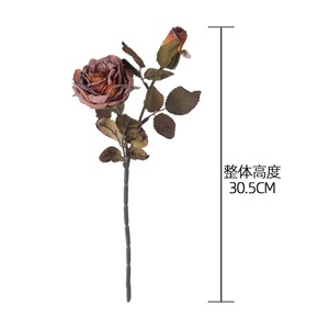 Ramo de Rosas Artificiales Nanchengwei, Rama Individual, Tela Tejida, Decoración de Interiores, Ramo de Boda - Product Image 4