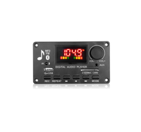 Amplificateur 2*40W, lecteur de musique MP3 sans fil pour voiture, carte décodeur, module mains libres, radio FM, module audio Bluetooth DC7V-25V