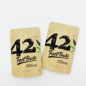 Factory Price Custom Foil Zip Lock Small Packaging Thick Food Grade Seed Buds Circle Custom Logo Mylar Bags - Product Image 5