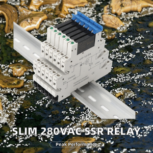 Sealed Miniature Slim SSR <b>Solid</b> <b>State</b> <b>Relay</b> DC to AC 41F-1Z-DA C2 Input 5-24V 1NC 2A/6A DIN Rail - Product Image 2