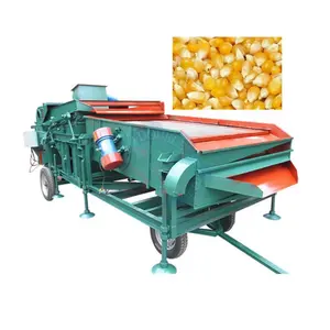 High efficiency corn specific gravity vibrating screening machine/sorghum soybean moldy seed separating sieving equipment