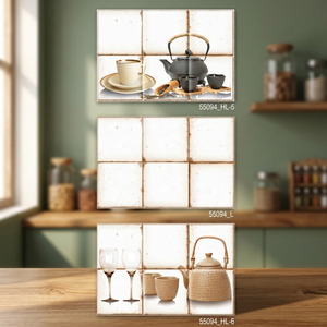 Azulejos de Pared de Cerámica Vistaar Glossy Digital Gray Bricks 30x45 3D para Cocina y Baño, 300x450mm, Diseño Café, Pulidos, para Exteriores - Product Image 3