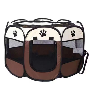 Recinto Pieghevole Classico per Gatti, Box Portatile Traspirante in Rete per Esercizio, Utilizzabile Interno/Esterno, Gabbia per Animali Domestici - Product Image 1