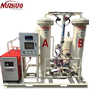 NUZHUO Quality Industrial Skid Mounted PLC Oxygen Generator Plant Oxygen Making Machine O2 Equipment