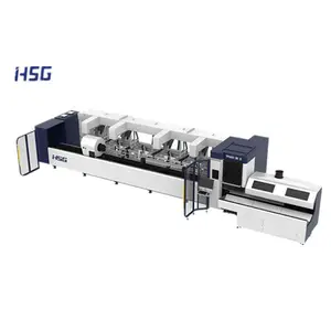 Machines de découpe de biseau Laser de tuyaux métalliques HSG avec des Configurations permettant d'économiser du travail