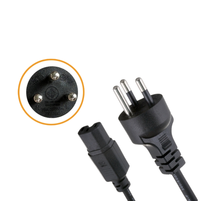 European Standard Power Cord 1.5M 1.8M EU US Plug to IEC C5 C13 C15 Copper AC Power Cable 10A 250V