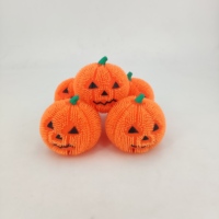 Vente en gros de jouets en forme de citrouille d'Halloween en TPR souple pour enfants