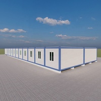 Maison préfabriquée mobile moderne, résistante aux tremblements de terre, en acier, démontable, en kit, type conteneur, modulaire
