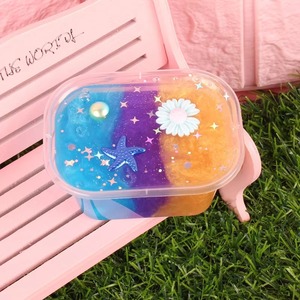 Kit de Pâte à Modeler Décompression DIY Unisexe, Grande Taille, Transparente comme du Cristal, avec Breloques, Mousse Scintillante et Crème Slime – Vente Flash - Product Image 4