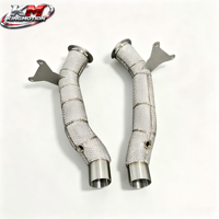 Système d'échappement isolé thermiquement en acier inoxydable KM Performance pour Ferrari 458 Italia Speciale Spider 4.5L V8