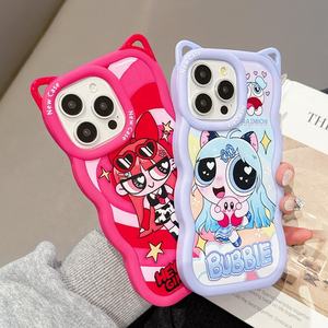 Per <span class=keywords><strong>iPhone</strong></span> 17 16 15 14 13 12 <span class=keywords><strong>11</strong></span> custodia per <span class=keywords><strong>telefono</strong></span> per ragazze carine per ITEL A80 A58 A60 moda TPU orecchie da donna - Product Image 3