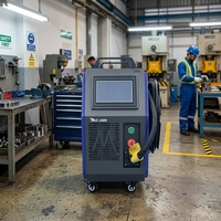 Nouvelle solution de nettoyage au laser pour système de nettoyage multifonctionnel portable en acier inoxydable de 300 W à puissance pulsée pour travaux lourds