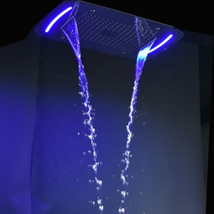 Haute Qualité LED Multifonction 304 Tête de <span class=keywords><strong>Douche</strong></span> En Acier inoxydable Monté Par Plafond de Surface Polie <span class=keywords><strong>Douche</strong></span> De Tête Carrée - Product Image 5