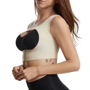 2340 Soft and Comfortable Bra for Mastectomy Anti Sagging Chest with  Pockets for Silicone Breasts for Breast Cancer Women