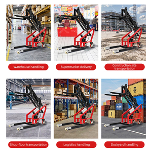 用于物流装卸的新型电动叉车堆高车便携式曲柄臂液压举重车手动 - Product Image 6